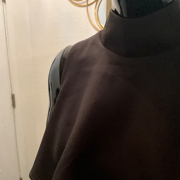 NWOT SEXY SLEEVELESS PENCIL STYLE DRESS W/ BELERO FLOW ATTACHED TOP L ♥️♥️♥️ - Picture 5 of 16